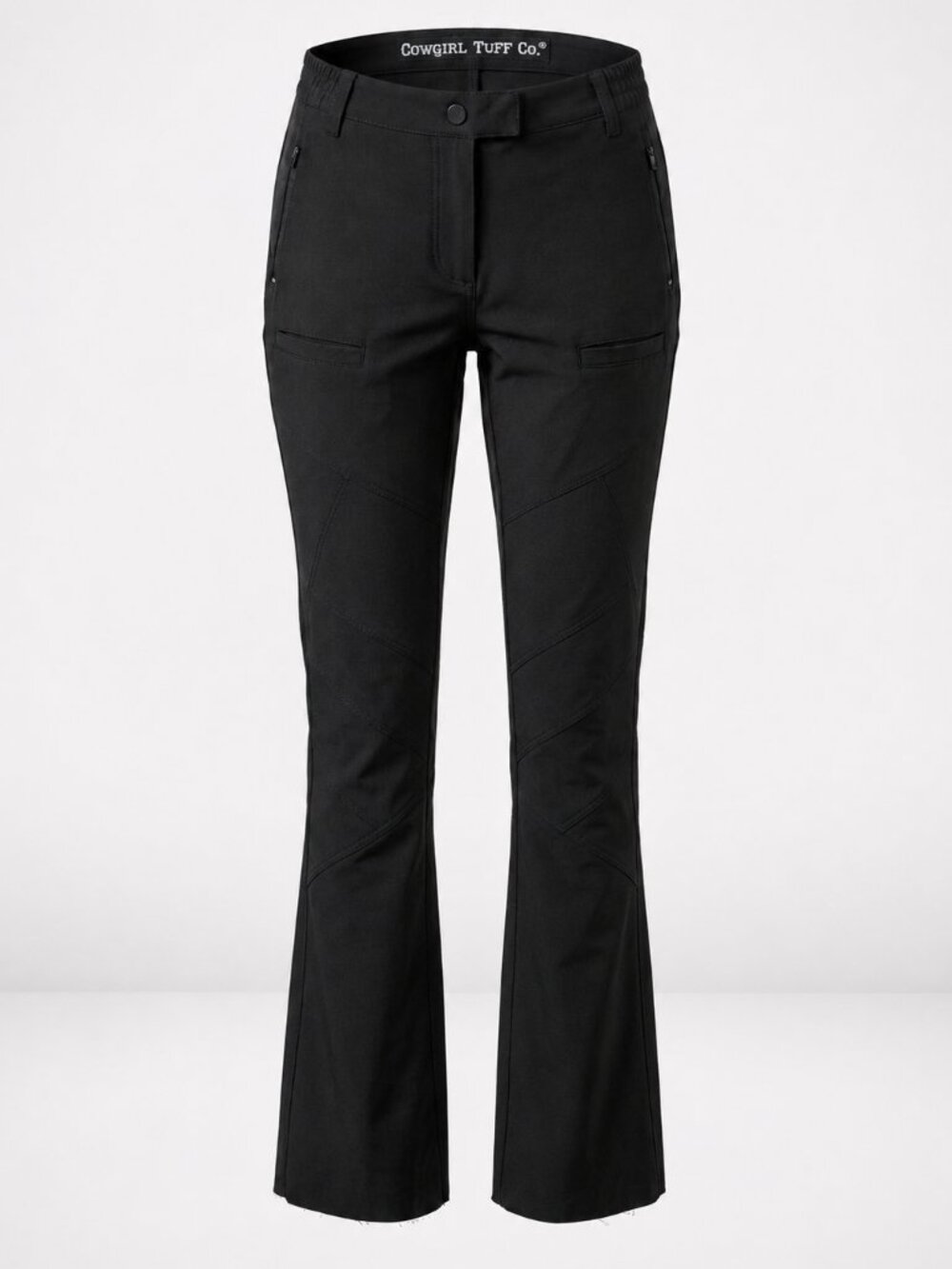 Cowgirl Tuff Workaholics Fleece Lined Black Pants Winter Riding Size S Fits 8